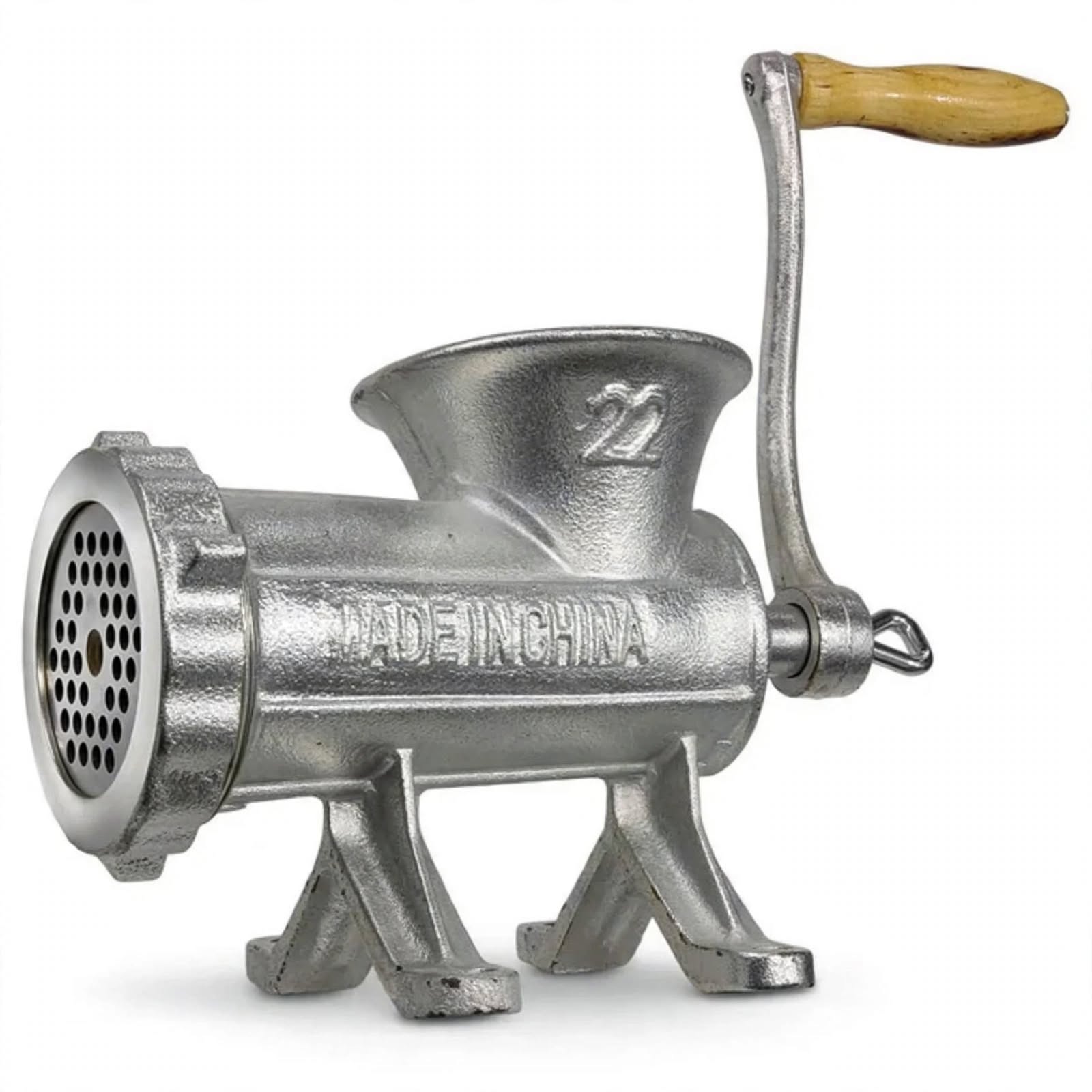 Picadora de carne manual 22."