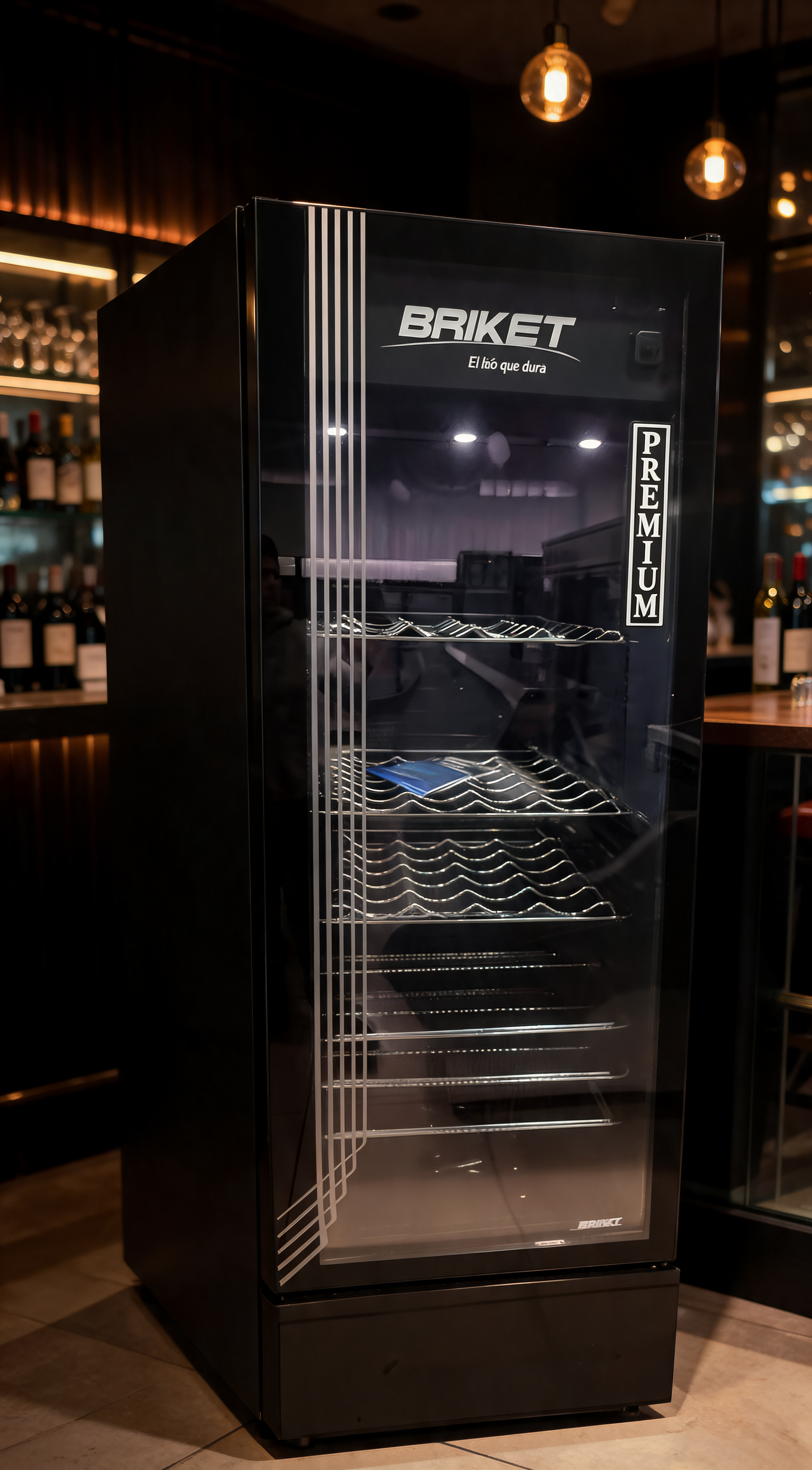 Exhibidora vertical 417 L Full Glass