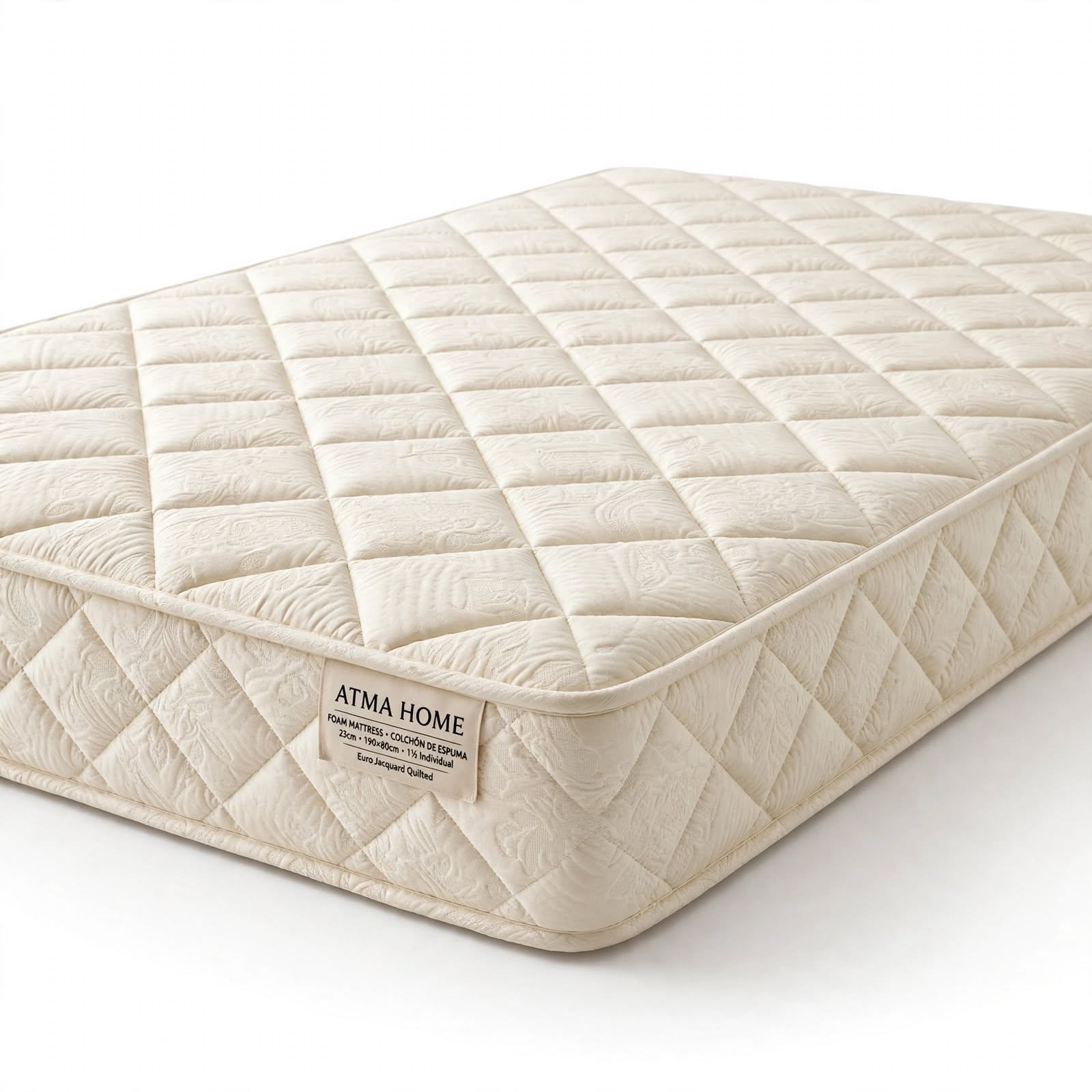 Colchon de Espuma Atma Home-Euro Jackard 23cm 190x80
