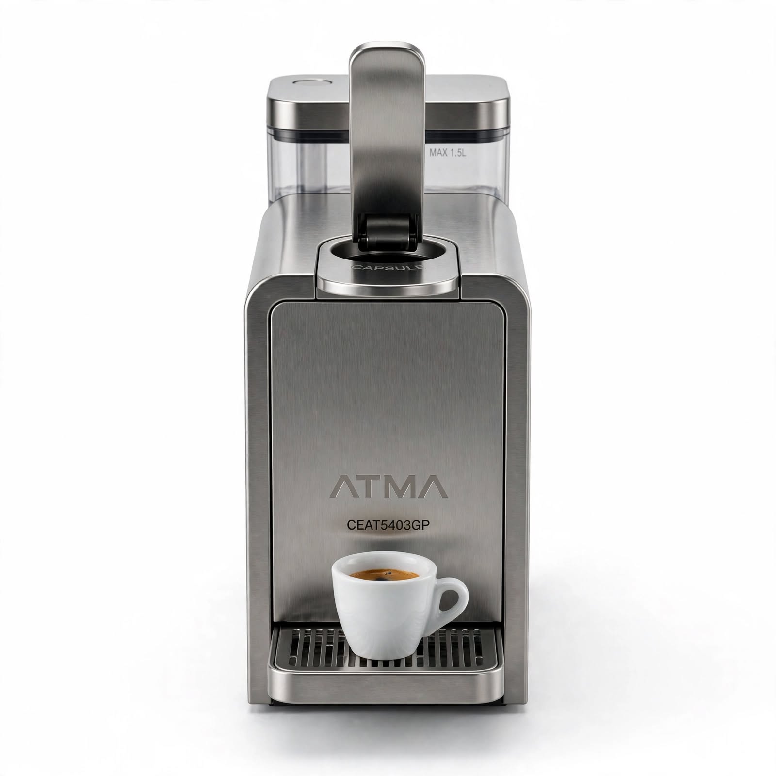 Cafetera espresso 20 bar Acero inox.
