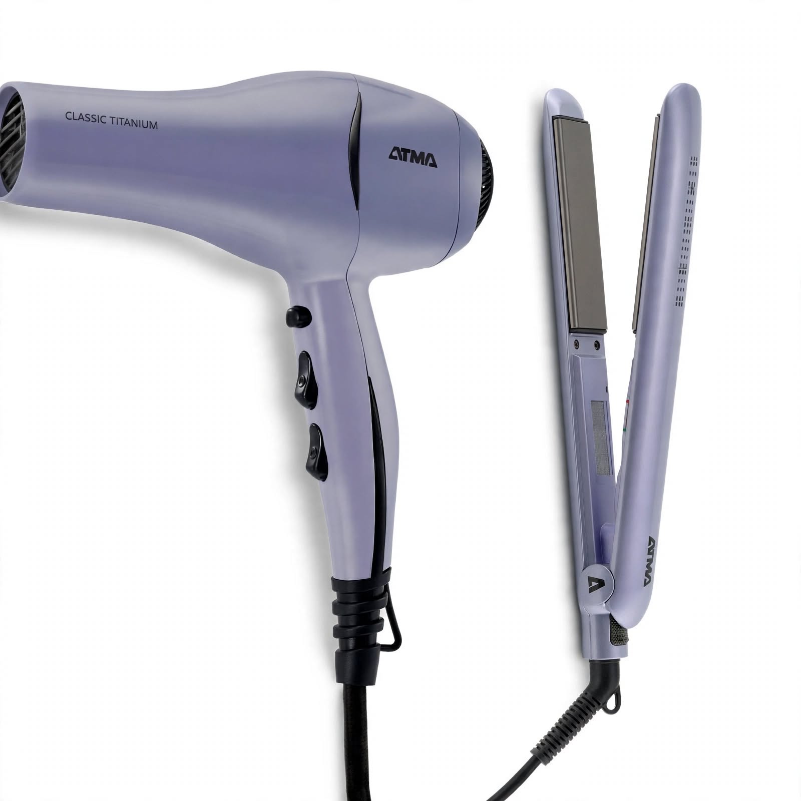 Set Secador de pelo 1800 W + Planchita de pelo titanio 230 °C