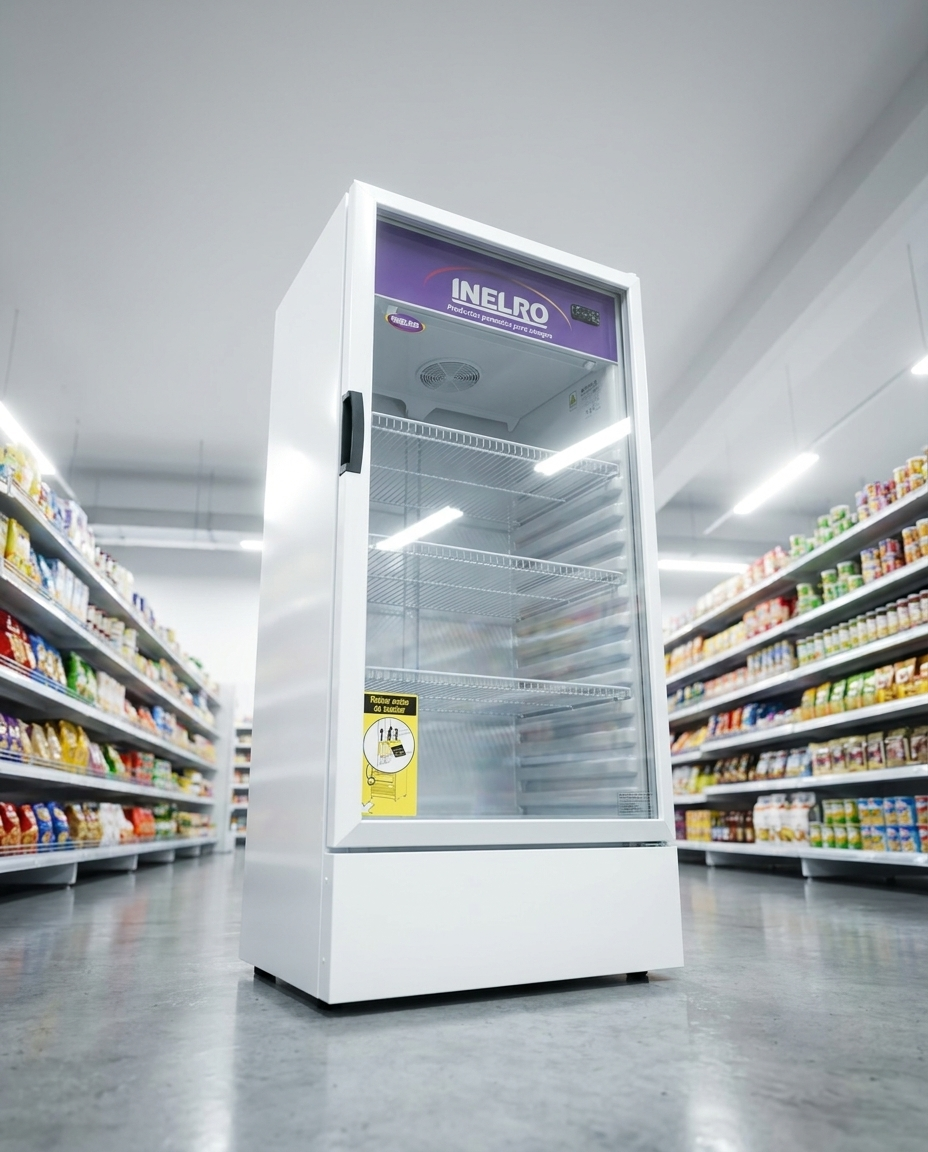Exhibidora vertical 310 L 3 estantes