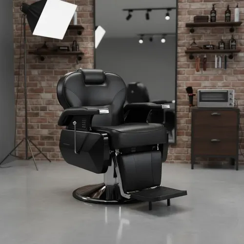 Sillon barbero hidraulico reclinable Volta