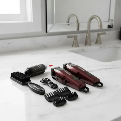 Kit clipper + trimmer inalambrico 7 posiciones