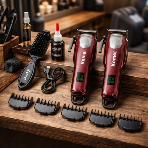 Kit clipper + trimmer inalambrico 7 posiciones