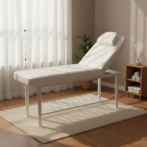 Camilla fija 2 cuerpos 182 x 61 x 60 Blanco