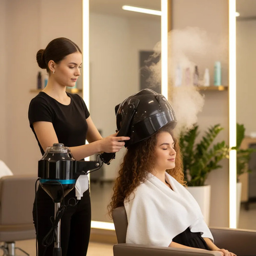 Secador + Humificador Para Estilista O Salón De Belleza Negro